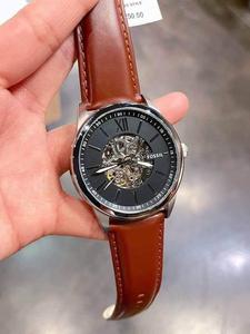 Đồng Hồ Nam Fossil Flynn Automatic Brown Leather Watch BQ2386 Chính Hãng
