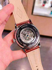 Đồng Hồ Nam Fossil Flynn Automatic Brown Leather Watch BQ2386 Chính Hãng