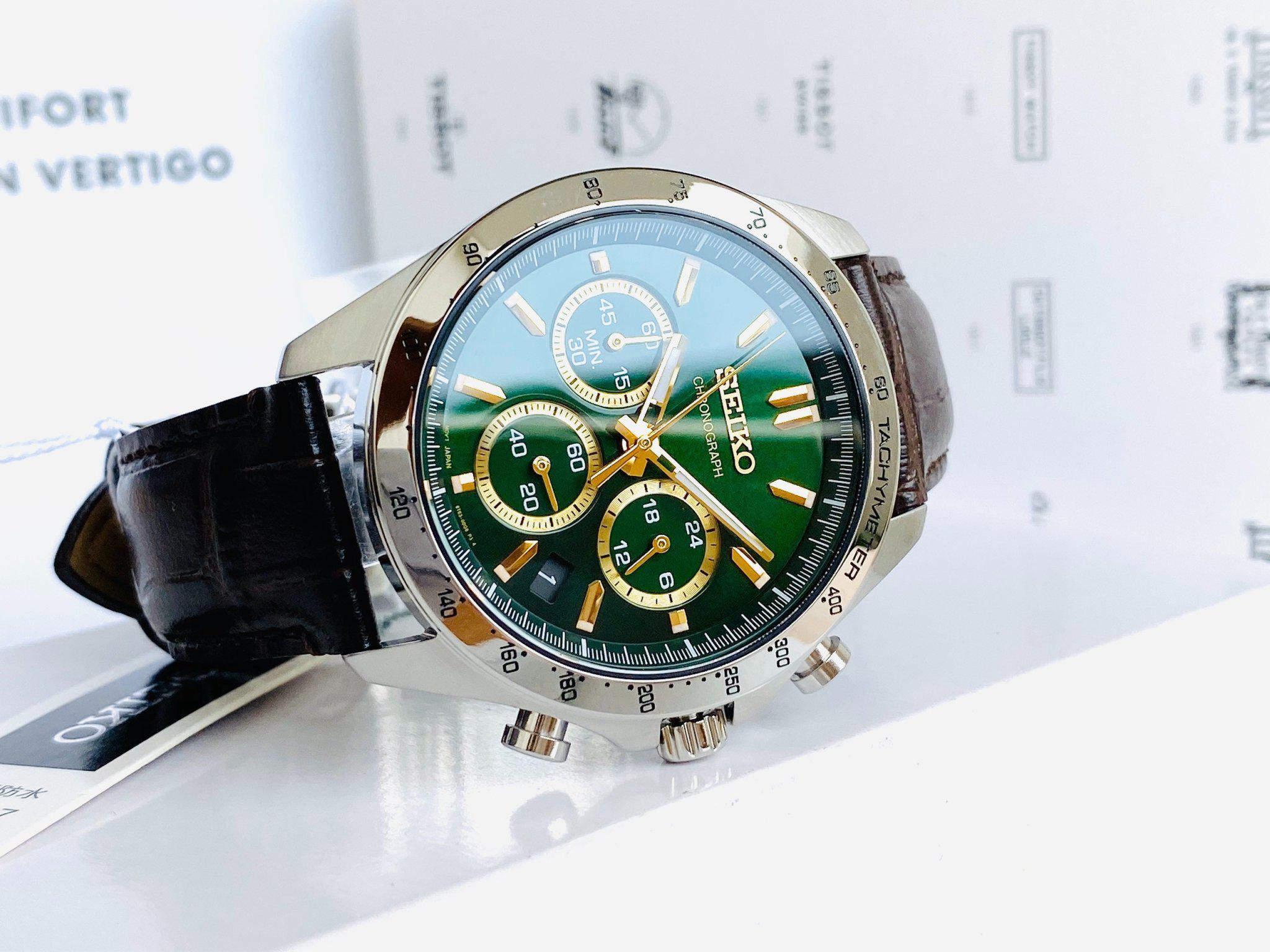 Đồng Hồ Nam Seiko Spirit Chronograph SBTR017 Chính Hãng