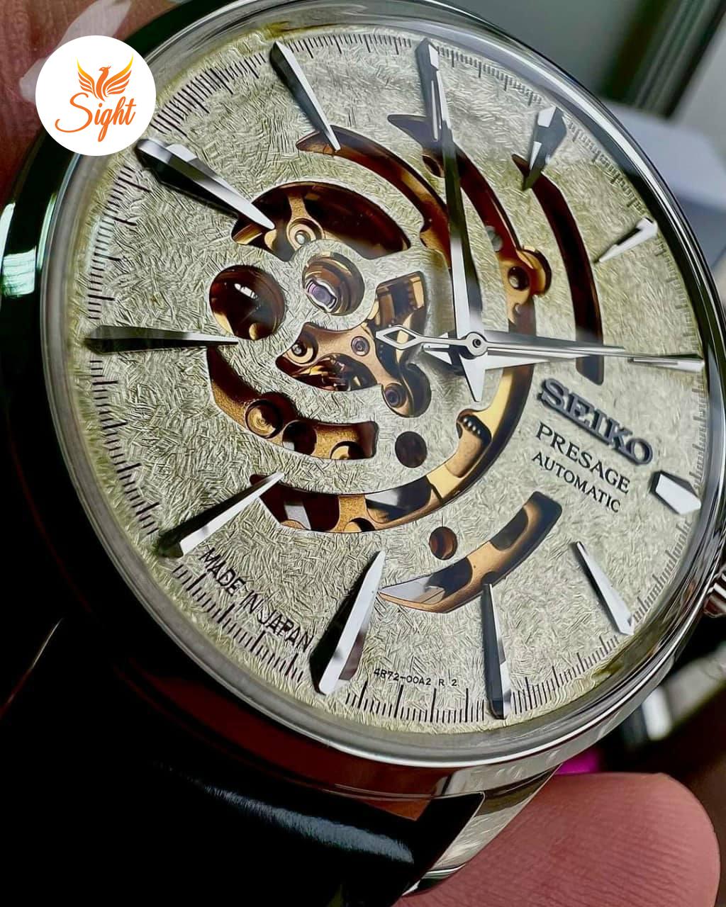 Đồng Hồ Nam Seiko Presage Cocktail Skeleton Time Star Bar Limited Editions SSA455J1 Chính Hãng