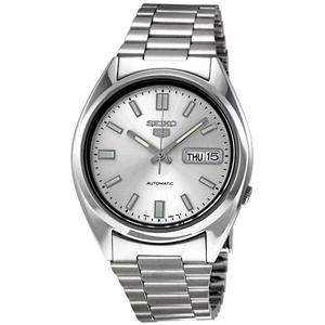 Đồng Hồ Nam Seiko 5 Automatic Silver Dial Stainless Steel Men Watch SNXS73 Chính Hãng