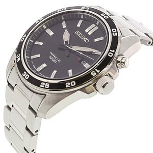 Đồng Hồ Nam SEIKO Kinetic Black Dial Stainless Steel Men's Watch SKA785 Chính Hãng