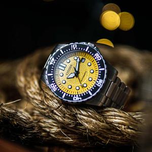 Đồng Hồ Nam CITIZEN Automatic Yellow Dial NJ0170-83Z Chính Hãng