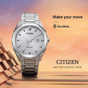 Đồng Hồ Nam CITIZEN Eco-Drive Silver Dial BM7600-81A Chính Hãng