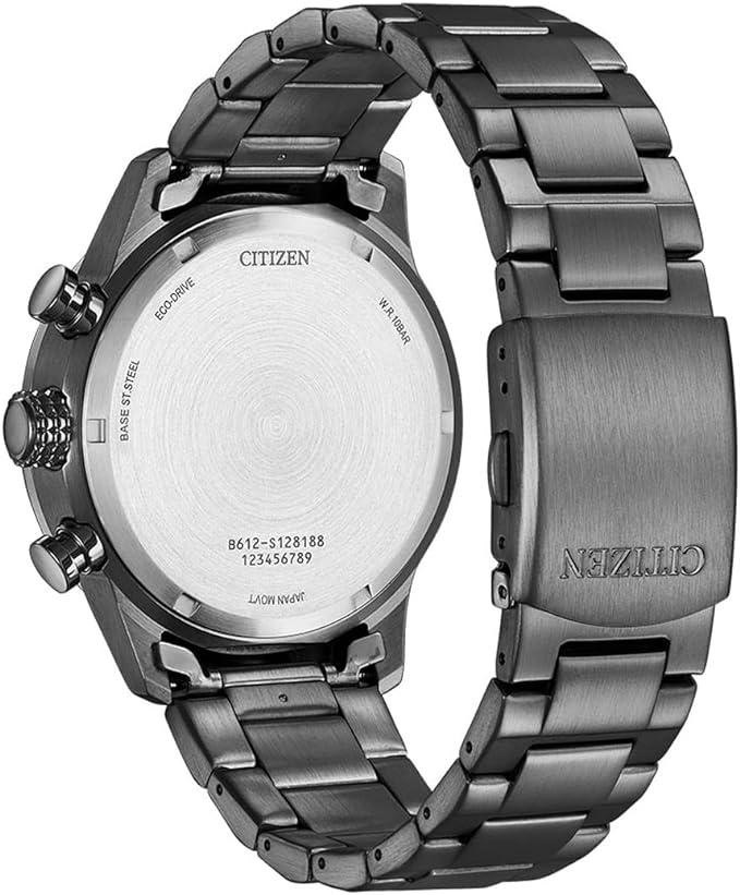 Đồng Hồ Nam CITIZEN Chronograph Grey Dial CA0797-84E Chính Hãng
