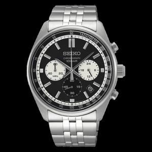 Đồng Hồ Nam SEIKO Chronograph Quartz Black Dial SSB429P1 Chính Hãng