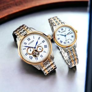 Đồng Hồ Đôi Citizen Automatic NP1026-86A & PD7136-80A Chính Hãng