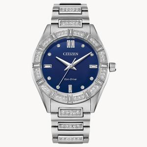 Đồng Hồ Nữ CITIZEN Silhouette Crystal Eco-Drive EM1020-57L