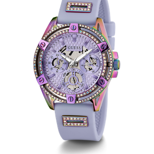 Đồng Hồ Nữ GUESS Purple Iridescent Multi-function GW0536L4