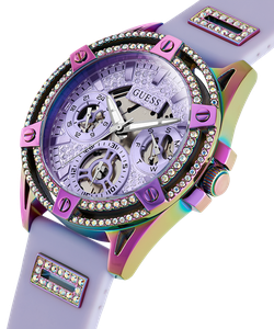 Đồng Hồ Nữ GUESS Purple Iridescent Multi-function GW0536L4