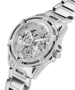 Đồng Hồ Nữ GUESS Silver Tone Multi-function GW0464L1