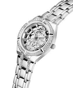 Đồng Hồ Nữ GUESS Silver Tone Multi-function GW0604L1