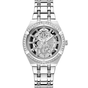 Đồng Hồ Nữ GUESS Silver Tone Multi-function GW0604L1