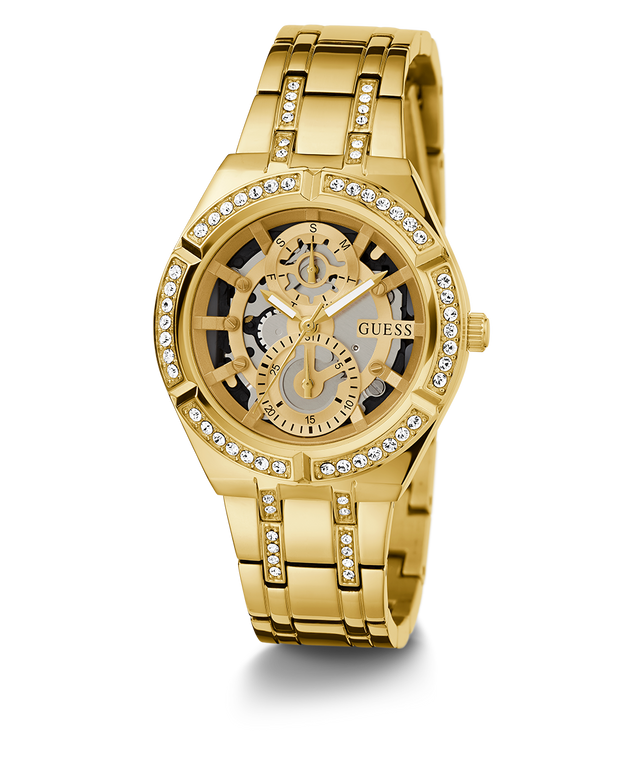 Đồng Hồ Nữ GUESS Gold Tone Multi-function GW0604L2