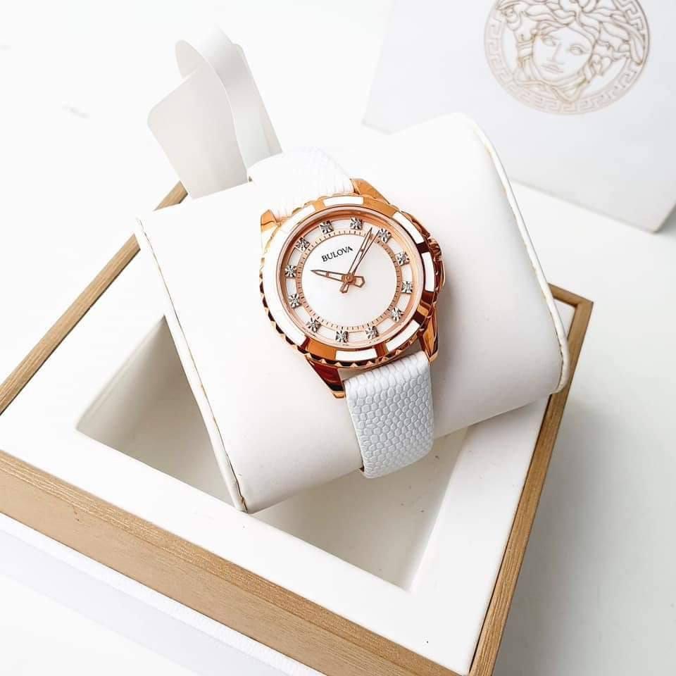 Đồng Hồ Nữ BULOVA DIAMOND 98S119 Chính Hãng