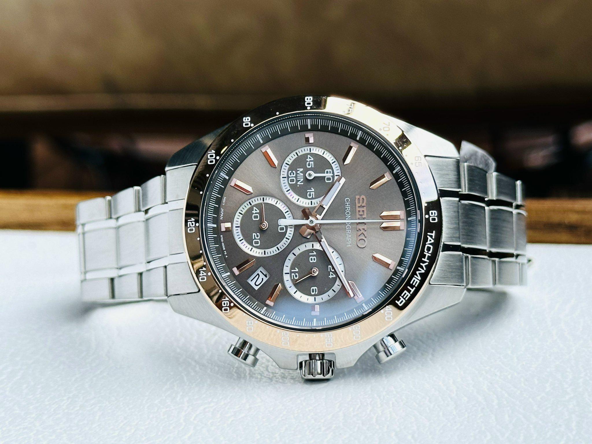 Đồng Hồ Nam Seiko Chronograph SBTR026