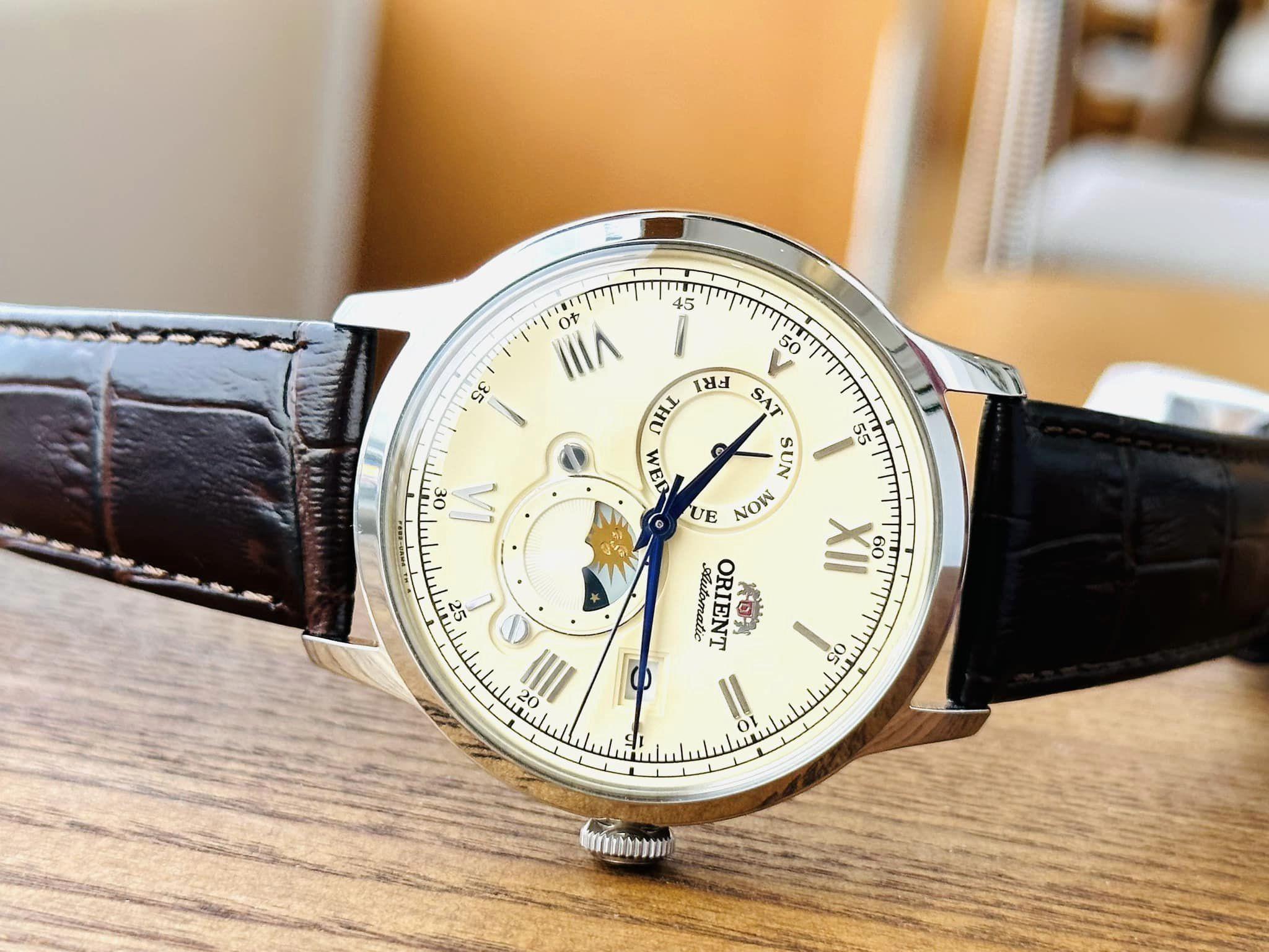 Đồng Hồ Nam Orient Classic Sun Moon RA-AK0803Y10B