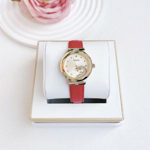 Đồng Hồ Nữ GUESS Red Gold Tone Analog GW0646L1