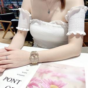 Đồng Hồ Nữ Guess Pave Dial Rose Gold GW0104L3