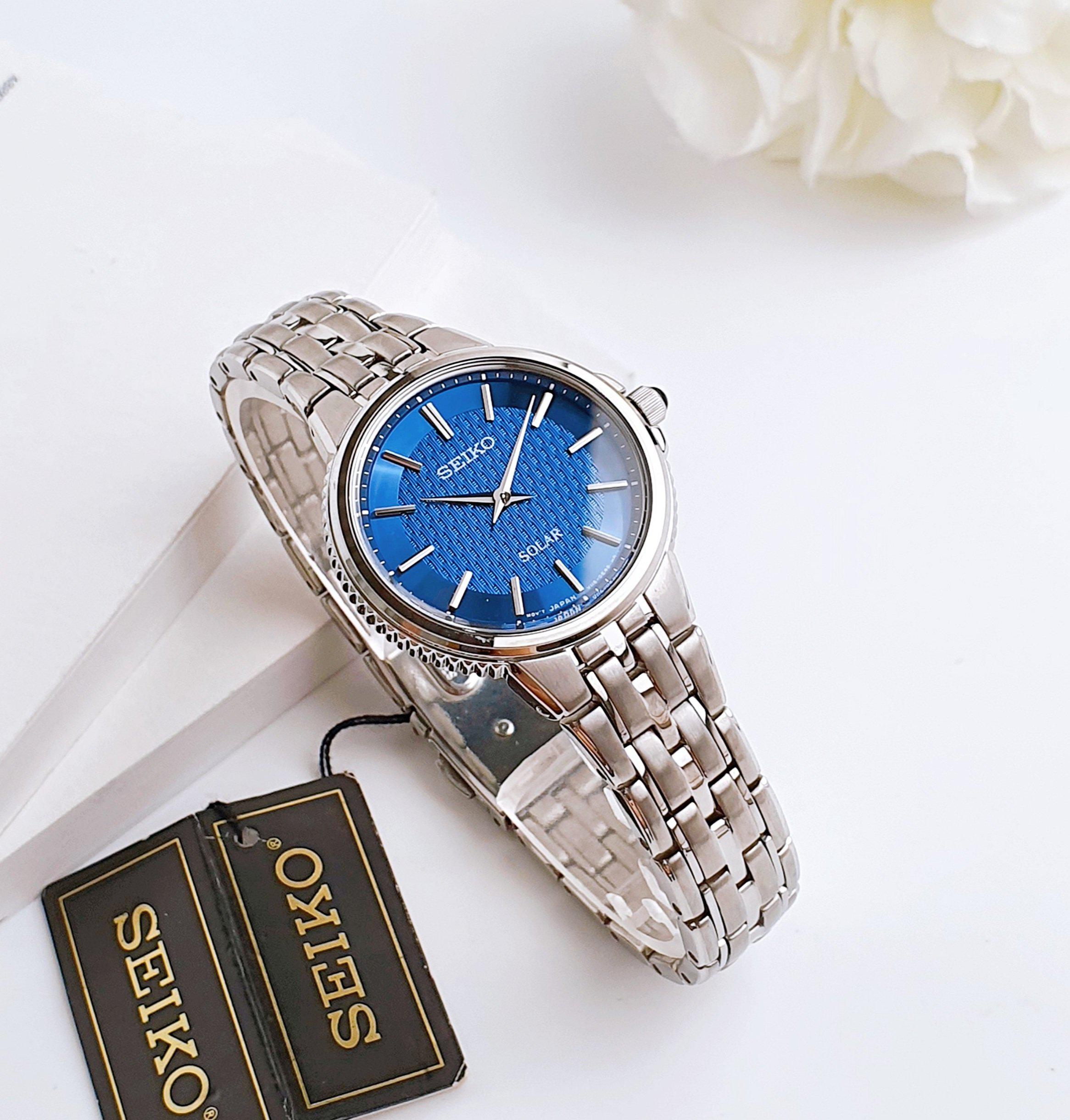 Đồng Hồ Nữ Seiko Solar SUP393 Chính Hãng