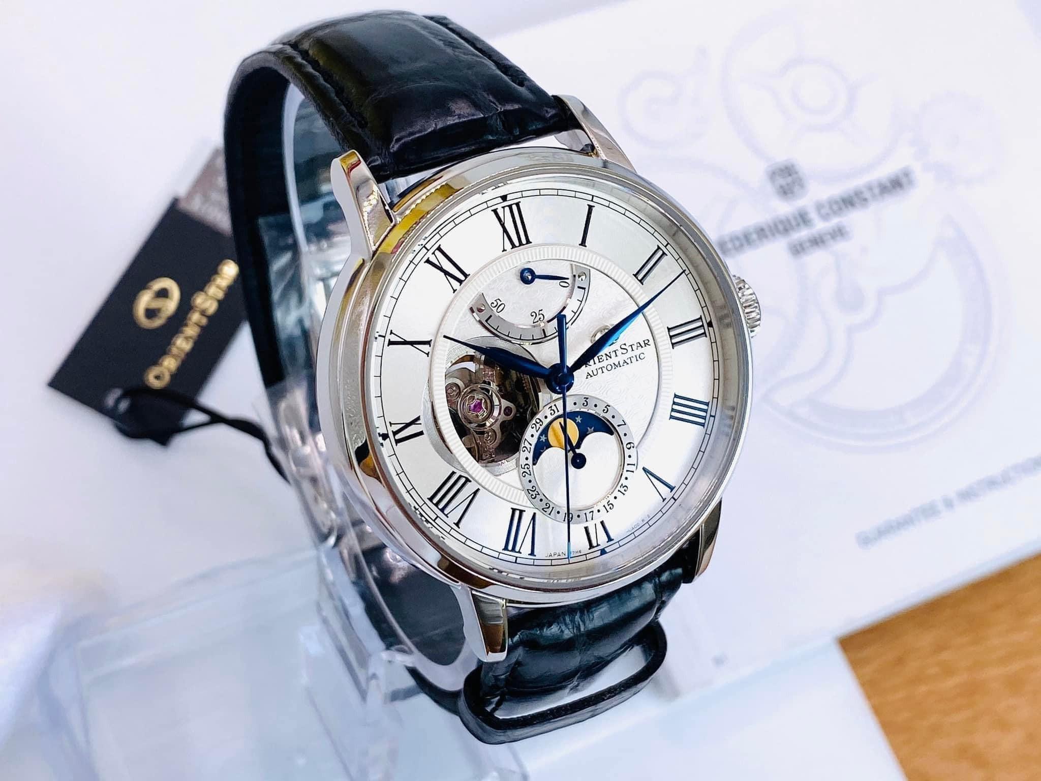 Đồng Hồ Nam Orient Star Moonphase RK-AY0101S 