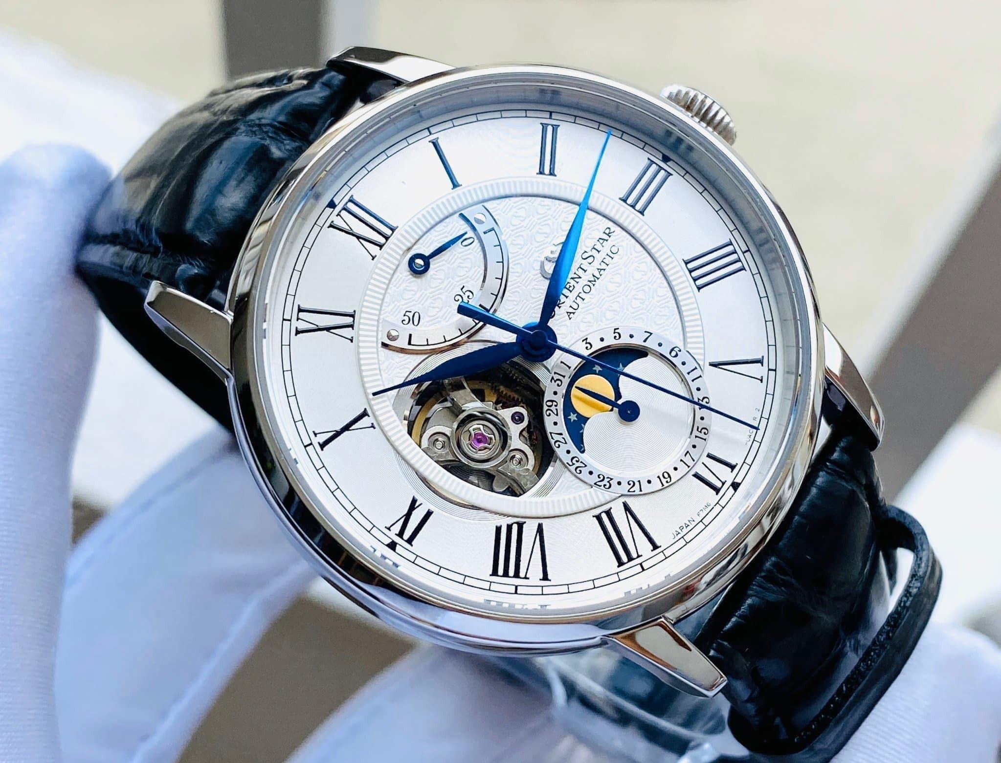 Đồng Hồ Nam Orient Star Moonphase RK-AY0101S 