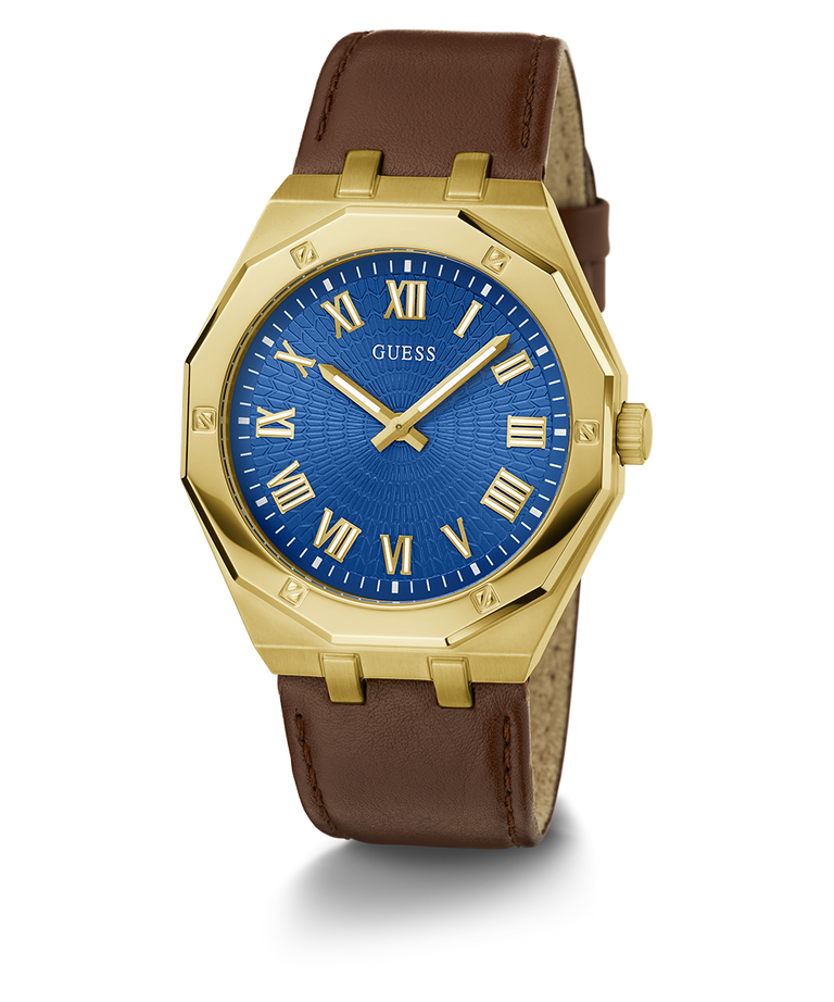 Đồng Hồ Nam Guess Brown Gold Analog GW0663G2