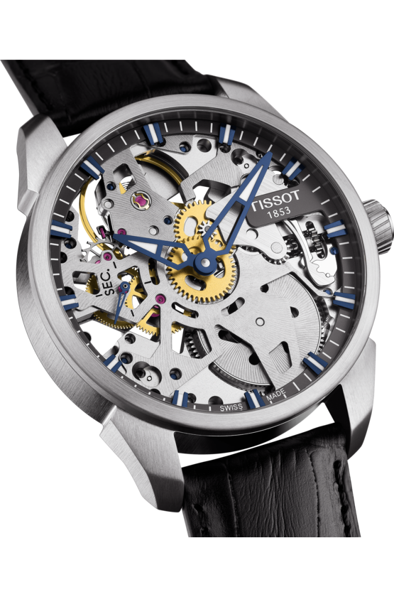 Đồng Hồ Nam Tissot T-Complication Squelette Mechanical Skeleton T070.405.16.411.00