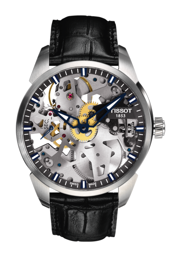 Đồng Hồ Nam Tissot T-Complication Squelette Mechanical Skeleton T070.405.16.411.00