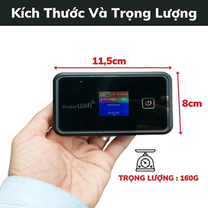 Bộ Phát WiFi 4G Pocket Hiroam H4500 tốc độ 300Mbps