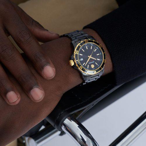Đồng Hồ Nam Movado Series 800 Gold & Black PVD 2600161
