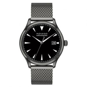 Đồng Hồ Nam Movado Heritage Black Dial Grey 3650119