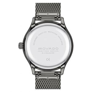 Đồng Hồ Nam Movado Heritage Black Dial Grey 3650119