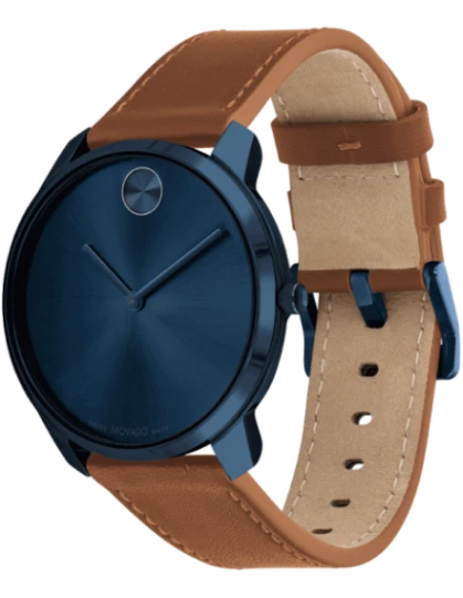 Đồng Hồ Nam Movado Bold Thin Blue Dial 3600830