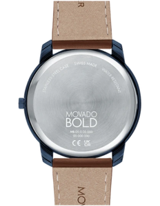 Đồng Hồ Nam Movado Bold Thin Blue Dial 3600830