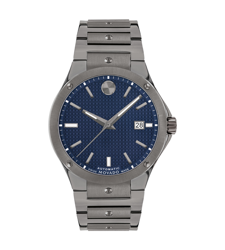 Đồng Hồ Nam Movado SE Blue Dial Grey 0607553