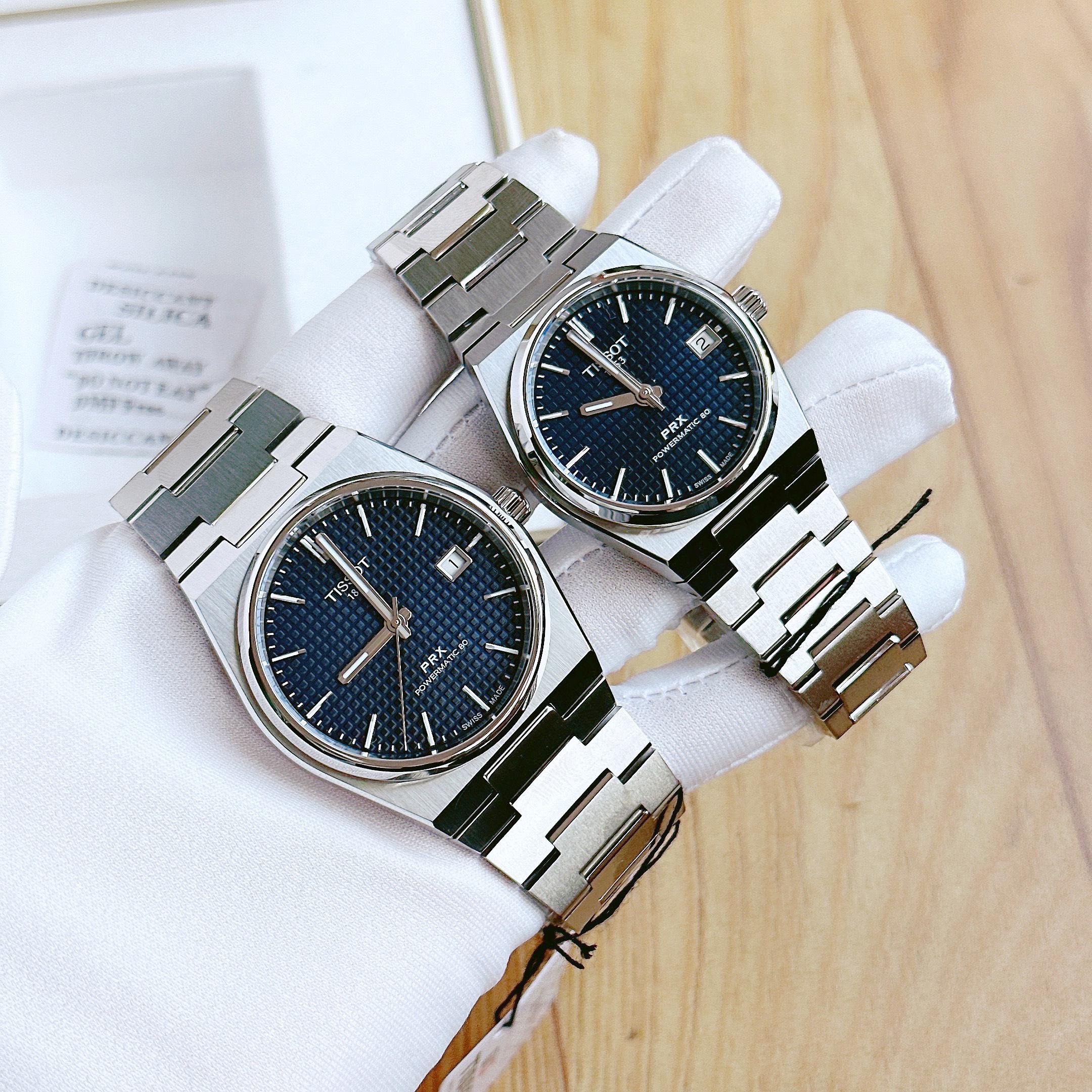 Đồng Hồ Đôi Tissot PRX Powermatic 80 T137.407.11.041.00 & T137.207.11.041.00