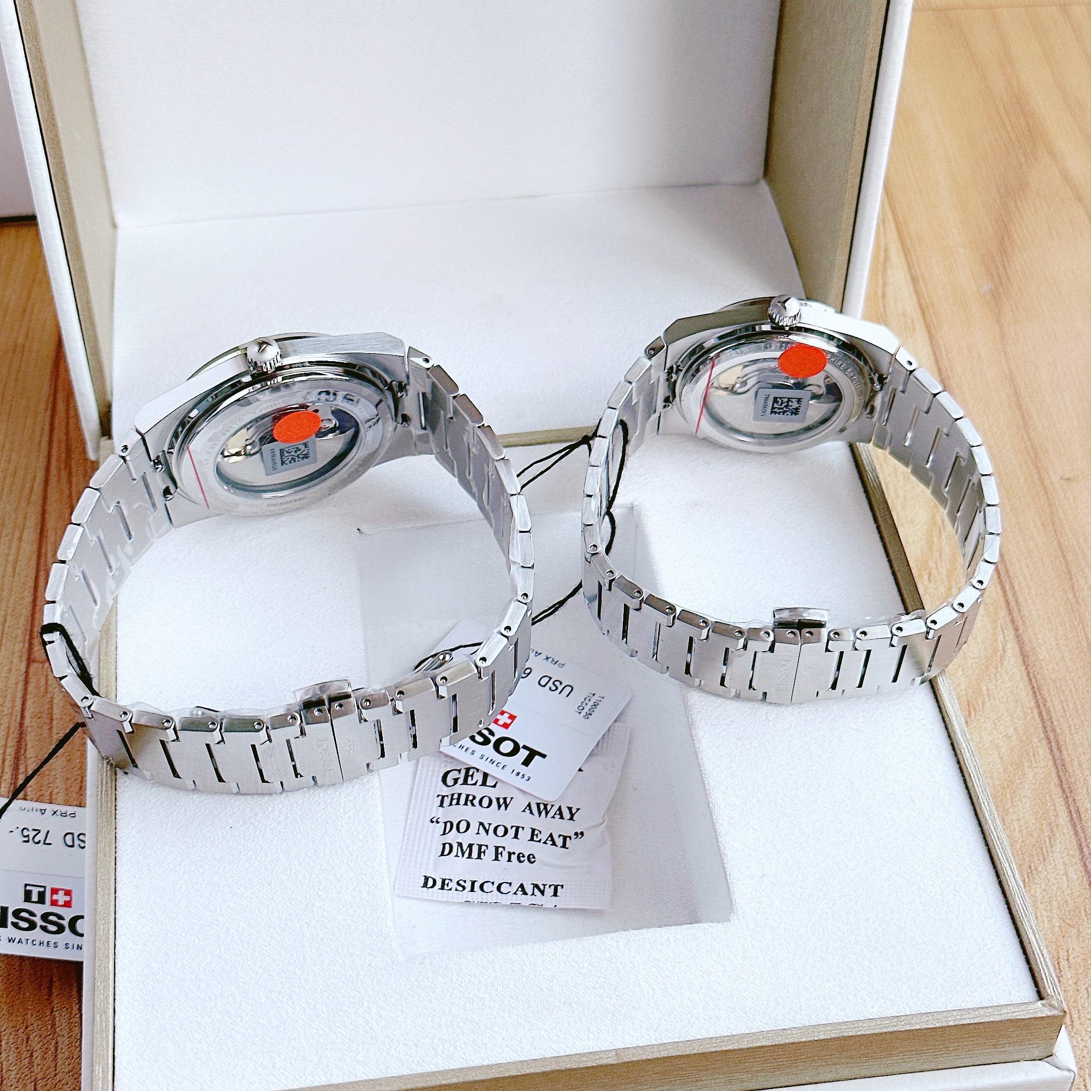 Đồng Hồ Đôi Tissot PRX Powermatic 80 ICE BLUE T137.207.11.351.00 & T137.407.11.351.00