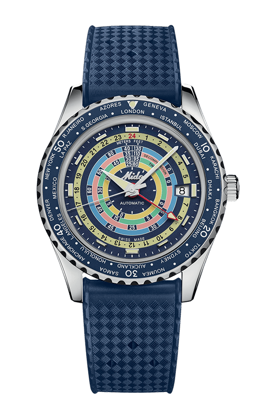 Đồng Hồ Nam MiDo Ocean Star Decompression Worldtimer M026.829.17.041.00