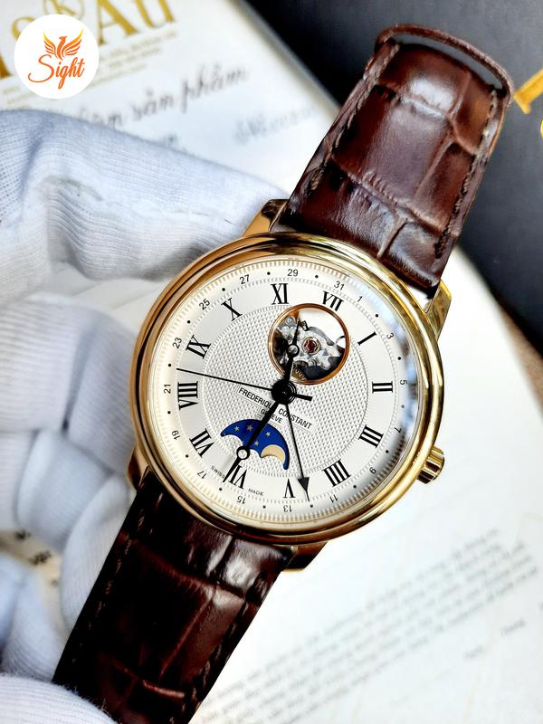 ĐỒNG HỒ FREDERIQUE CONSTANT CLASSIC MOONPHASE DATE MANUFACTURE VỚI BỘ MÁY IN-HOUSE MỚI