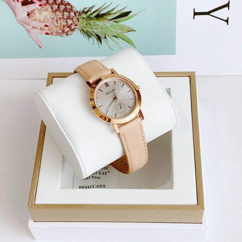 Đồng Hồ Nữ Bulova Classic Beige 97L146