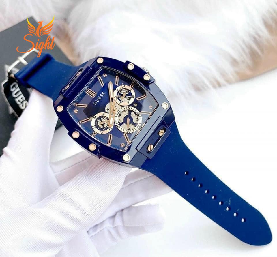 Đồng Hồ Nam Guess GW0203G7 Dây Silicon Chính Hãng.