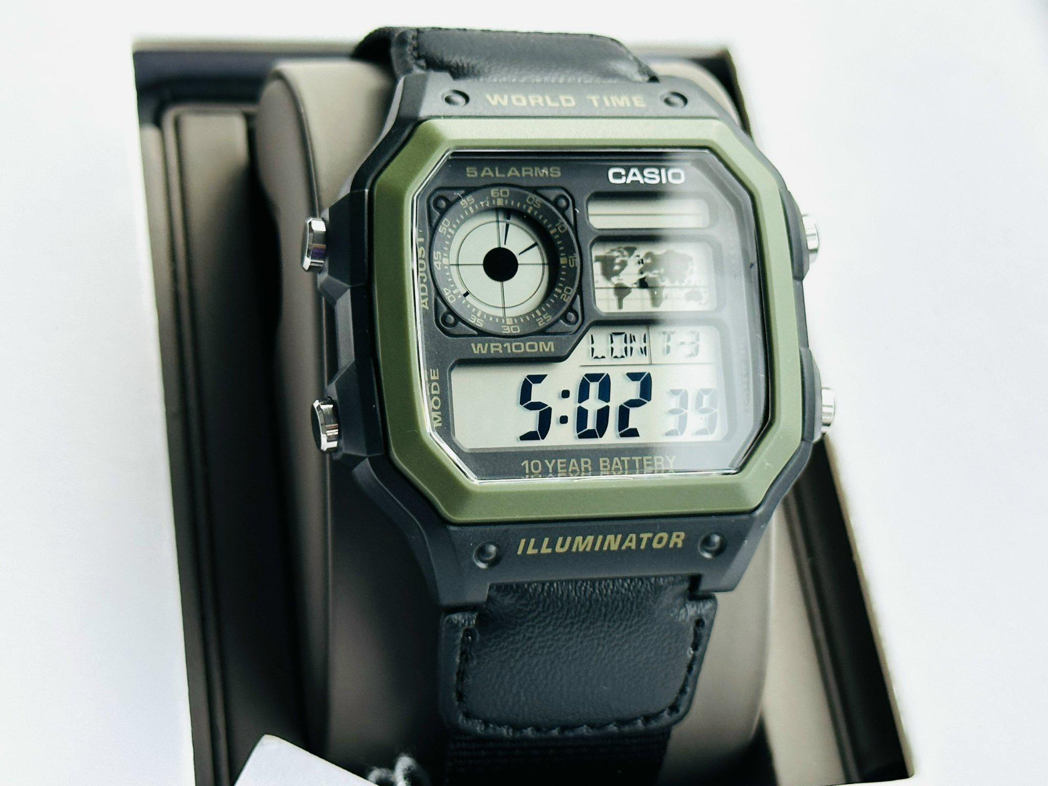 Đồng Hồ Nam Casio AE-1200WHB-1BVDF