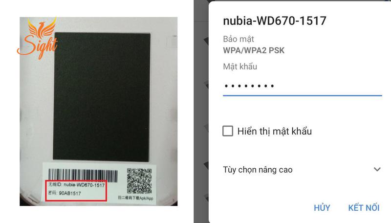 Hướng Dẫn Cài Đặt Mật Khẩu Wifi Nubia WD670