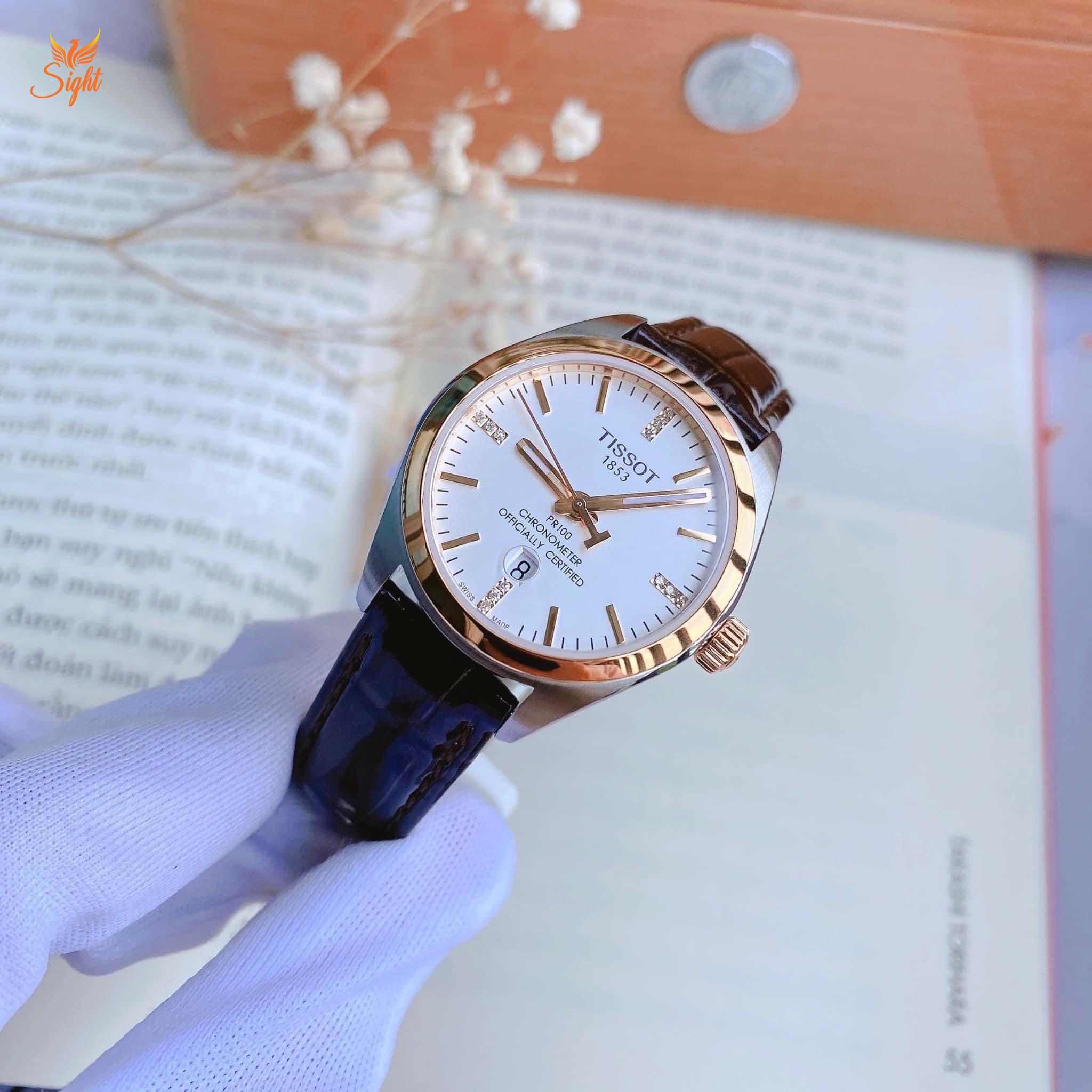 Đồng Hồ Nữ Tissot Pr 100 T101.251.26.036.00 cosc 33mm Chính Hãng